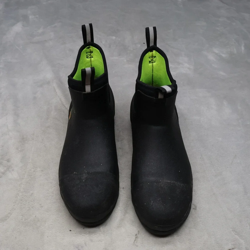 Muck Boot Unisex M10 W11 Work Boots Black Chore Mid Steel Toe Waterproof 010021